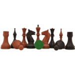 The Bridle Giant Monstrous Series Staunton Chess Pieces in Sheesham & Box Wood - 6.5" King