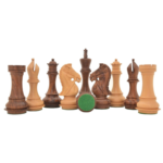 The Bridle Giant Monstrous Series Staunton Chess Pieces in Sheesham & Box Wood - 6.5" King