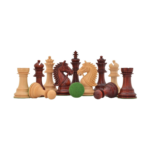2016 Bridle Series Luxury Chess Pieces in Bud Rose / Box Wood - 4.2" King