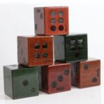RECYCLE WOODEN DICE