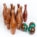 RECYCLED MDF/ WOODEN SKITTLE SET