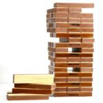RECYCLED PRE-LAMINATE MDF JENGA SET