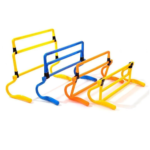 Moulded plastic hurdle