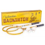 WOODEN BADMINTON SET