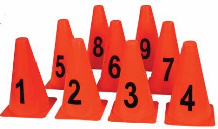 Numbered Marker Cones