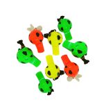 Football Shape Plastic Premium Whistle for (Pack of 12) DE14