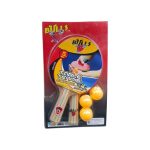 HRM Table Tennis Set of 2 Pcs of Bat & 3 Pcs of balls