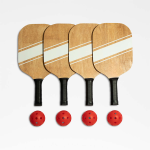 Pickleball Wooden Set