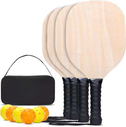 Pickleball Wooden Set