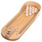 Wooden Bowling Game Set