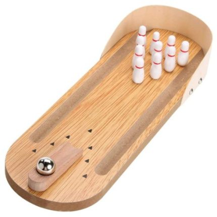 Wooden Bowling Game Set