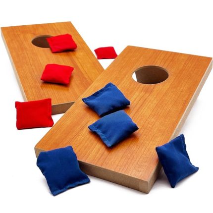 Mini Wood Tabletop Cornhole Set